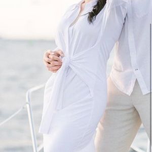 Norma Kamali Front Tie Dress